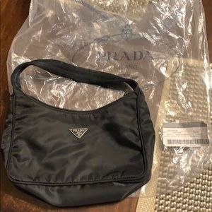 Prada MV515 Tessuto Sport Nero black bag